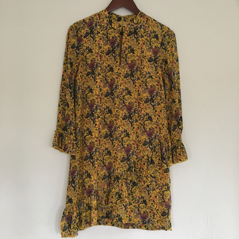 Madewell x Karen Walker Silk Floral Loretta Dress